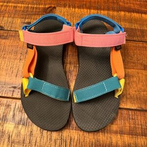 Teva Original Universal Sandals 90s Colorblock Women’s Size 7 Sport Outdoor